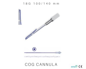Nici haczykowe  COG CANNULA 18G 100/140mm 10 sztuk NEOGENESIS Neo Thread
