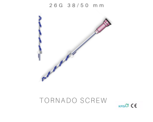 Nici PDO TORNADO SCREW 26G 38/50 mm 20 sztuk NEOGENESIS Neo Thread